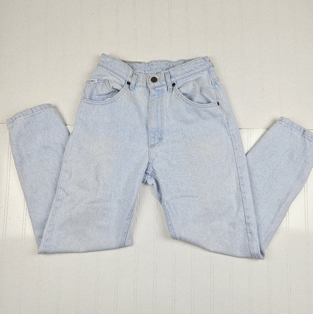 *Vintage* 90s Lee High Waist Ligh Wash Mom Jeans
